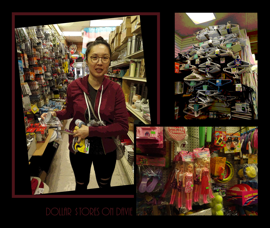 eve chen at the dollar store